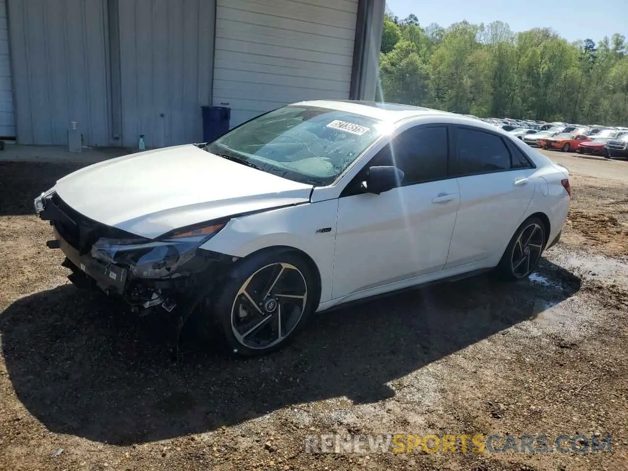 1 Photograph of a damaged car KMHLR4AF8PU558285 HYUNDAI ELANTRA 2023