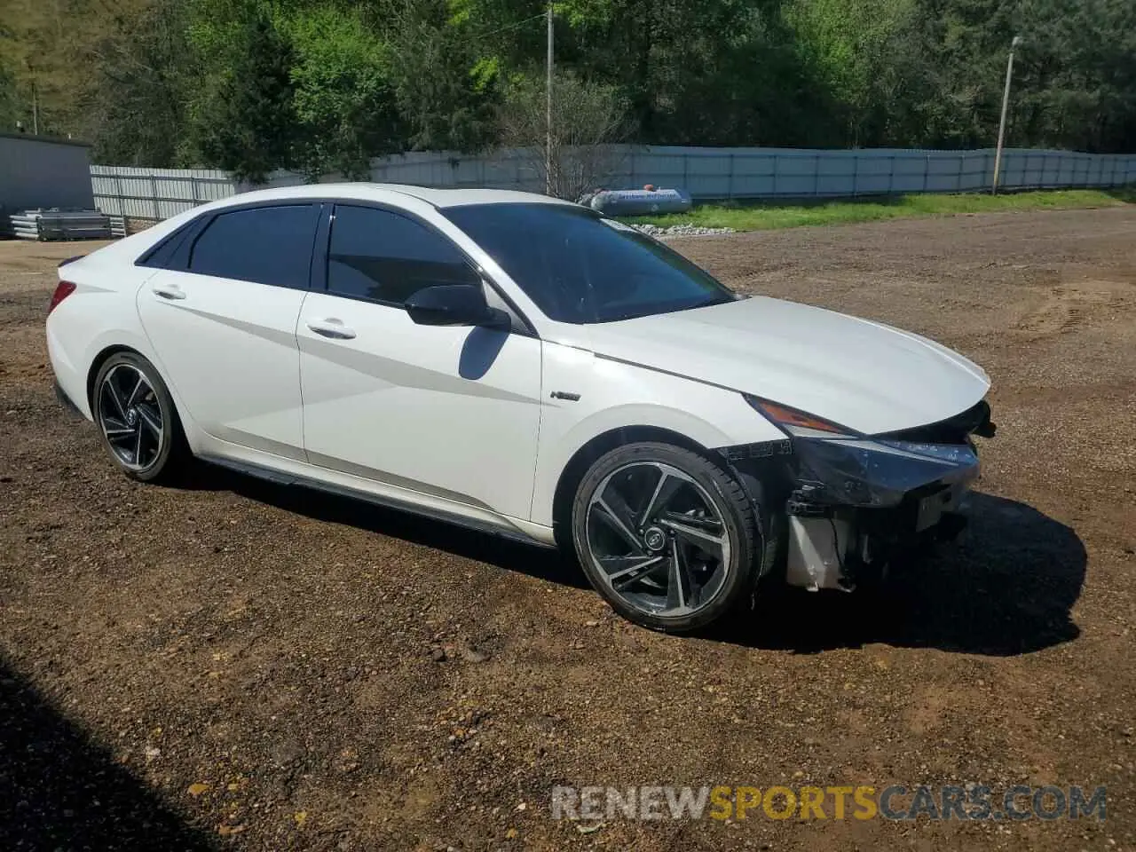 4 Photograph of a damaged car KMHLR4AF8PU558285 HYUNDAI ELANTRA 2023