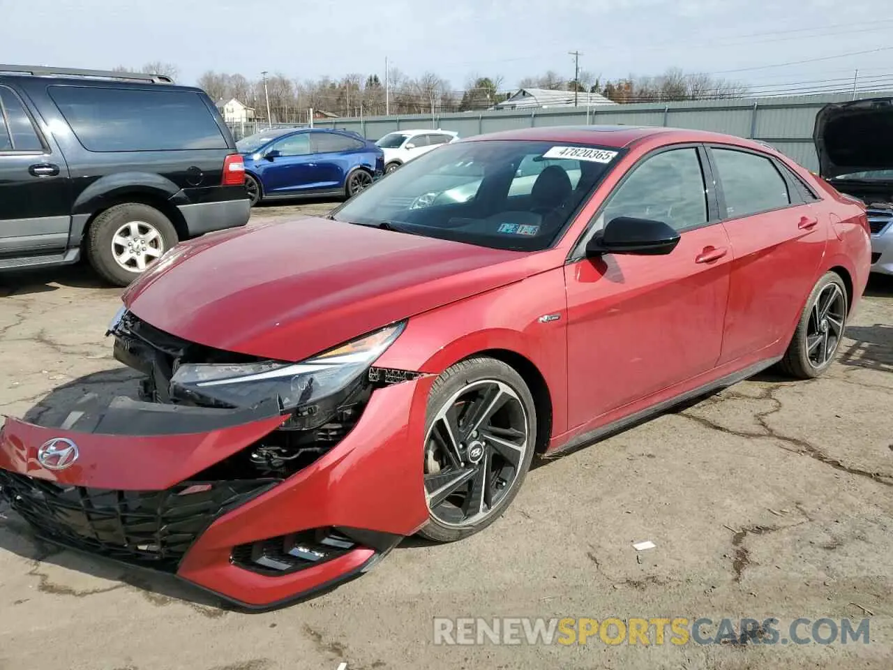 1 Photograph of a damaged car KMHLR4AF9PU478641 HYUNDAI ELANTRA 2023