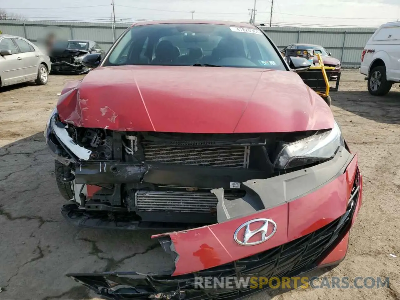 5 Photograph of a damaged car KMHLR4AF9PU478641 HYUNDAI ELANTRA 2023
