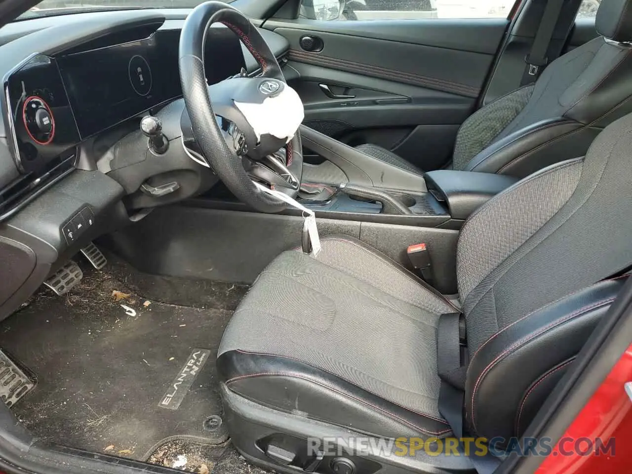 7 Photograph of a damaged car KMHLR4AF9PU478641 HYUNDAI ELANTRA 2023