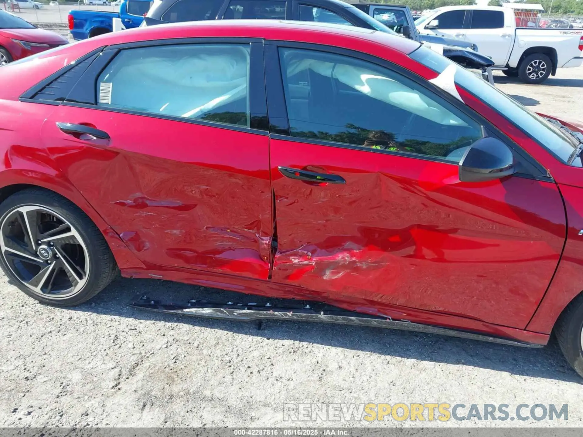 6 Photograph of a damaged car KMHLR4AF9PU496055 HYUNDAI ELANTRA 2023