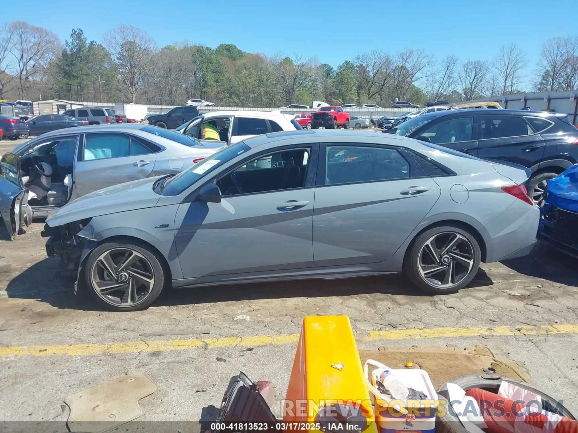 14 Photograph of a damaged car KMHLR4AFXPU375874 HYUNDAI ELANTRA 2023