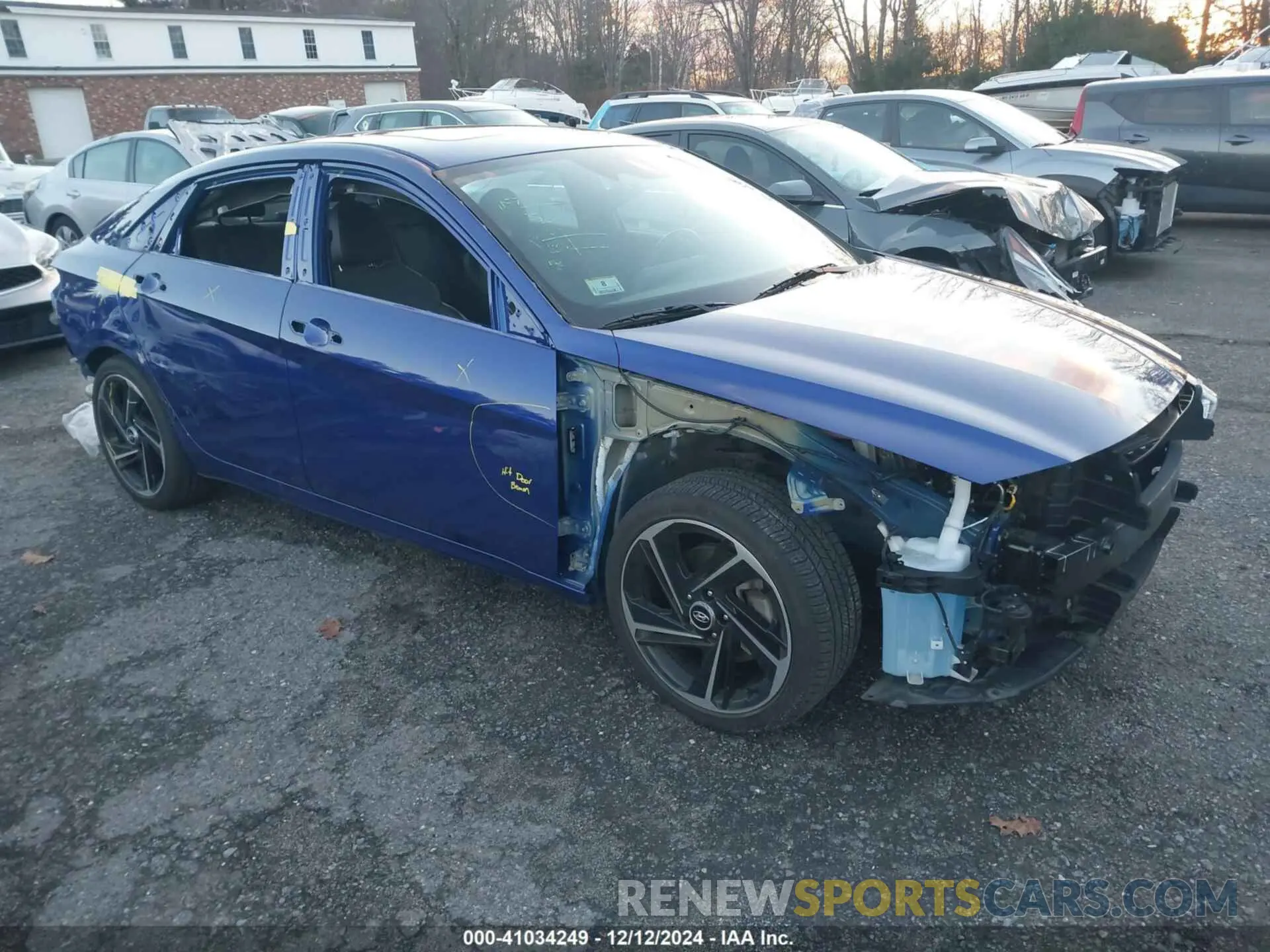 1 Photograph of a damaged car KMHLR4AFXPU577713 HYUNDAI ELANTRA 2023