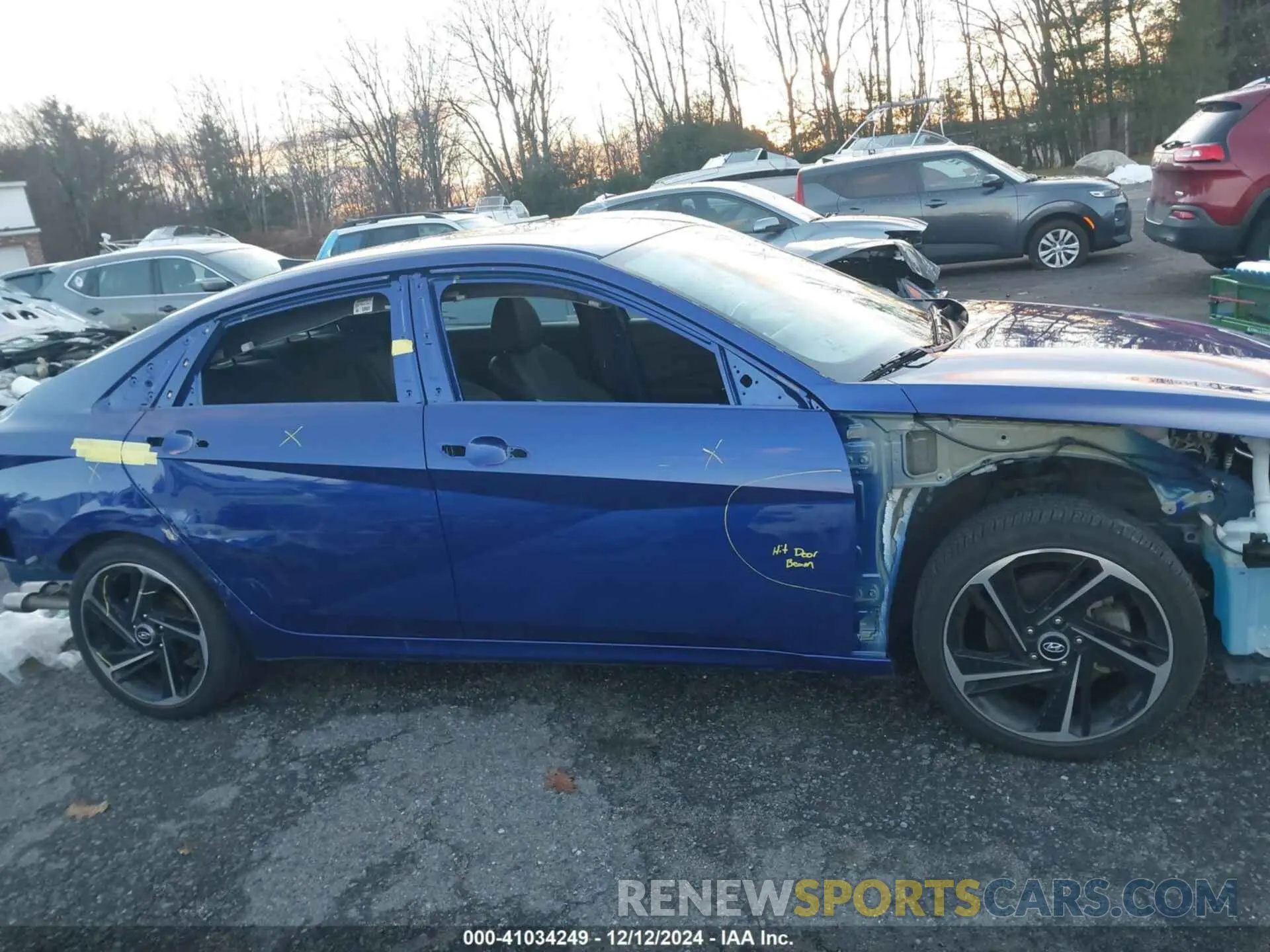 14 Photograph of a damaged car KMHLR4AFXPU577713 HYUNDAI ELANTRA 2023