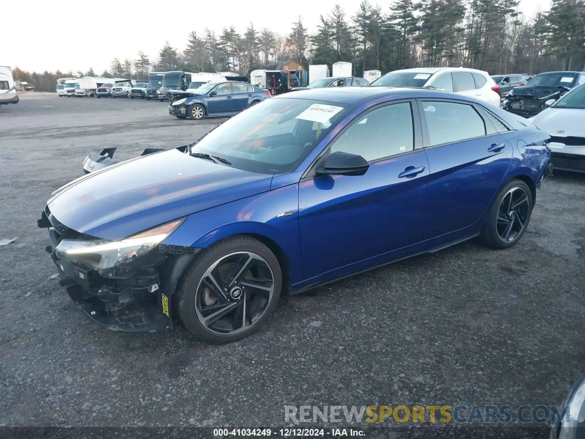 2 Photograph of a damaged car KMHLR4AFXPU577713 HYUNDAI ELANTRA 2023