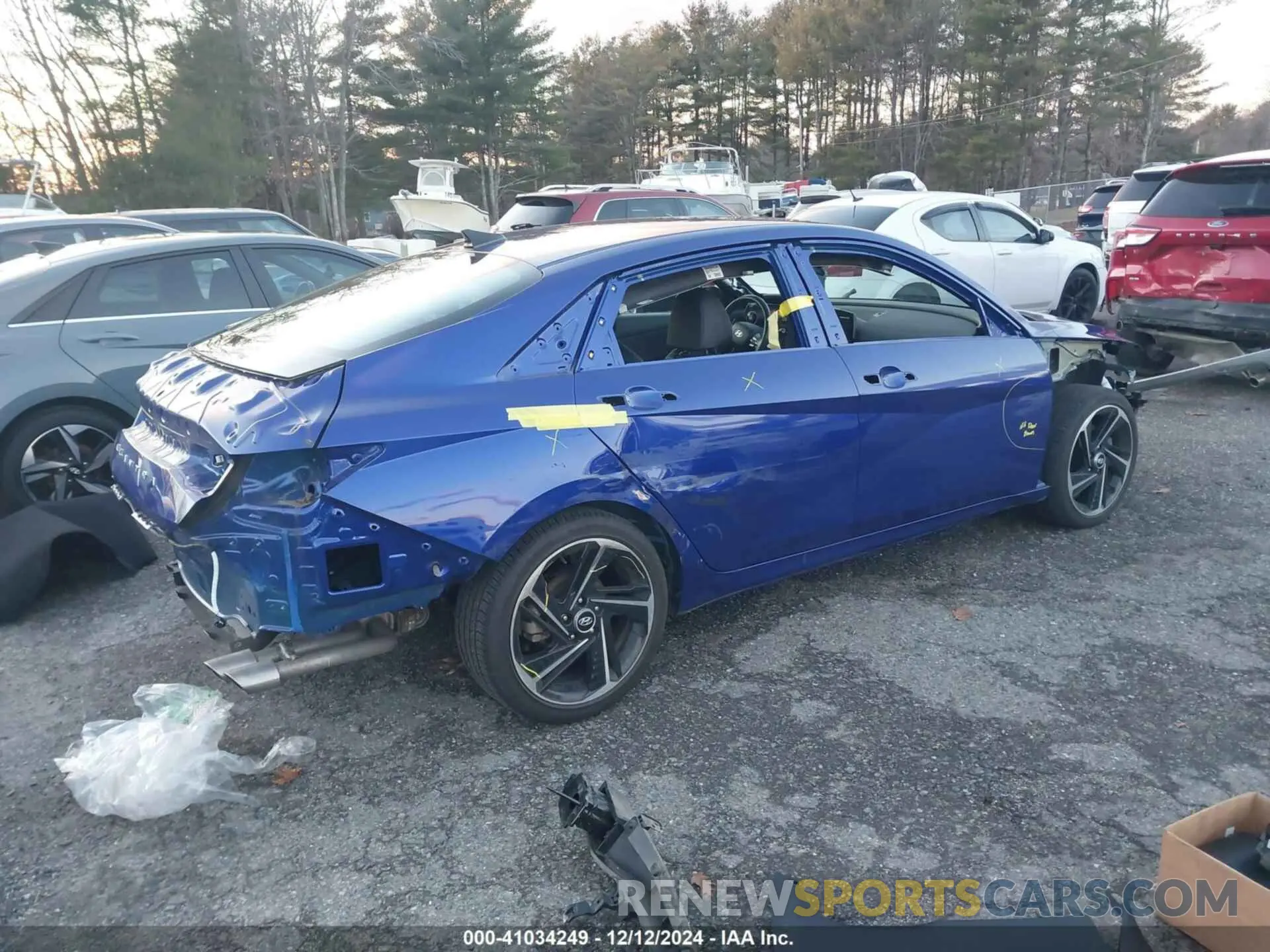 4 Photograph of a damaged car KMHLR4AFXPU577713 HYUNDAI ELANTRA 2023
