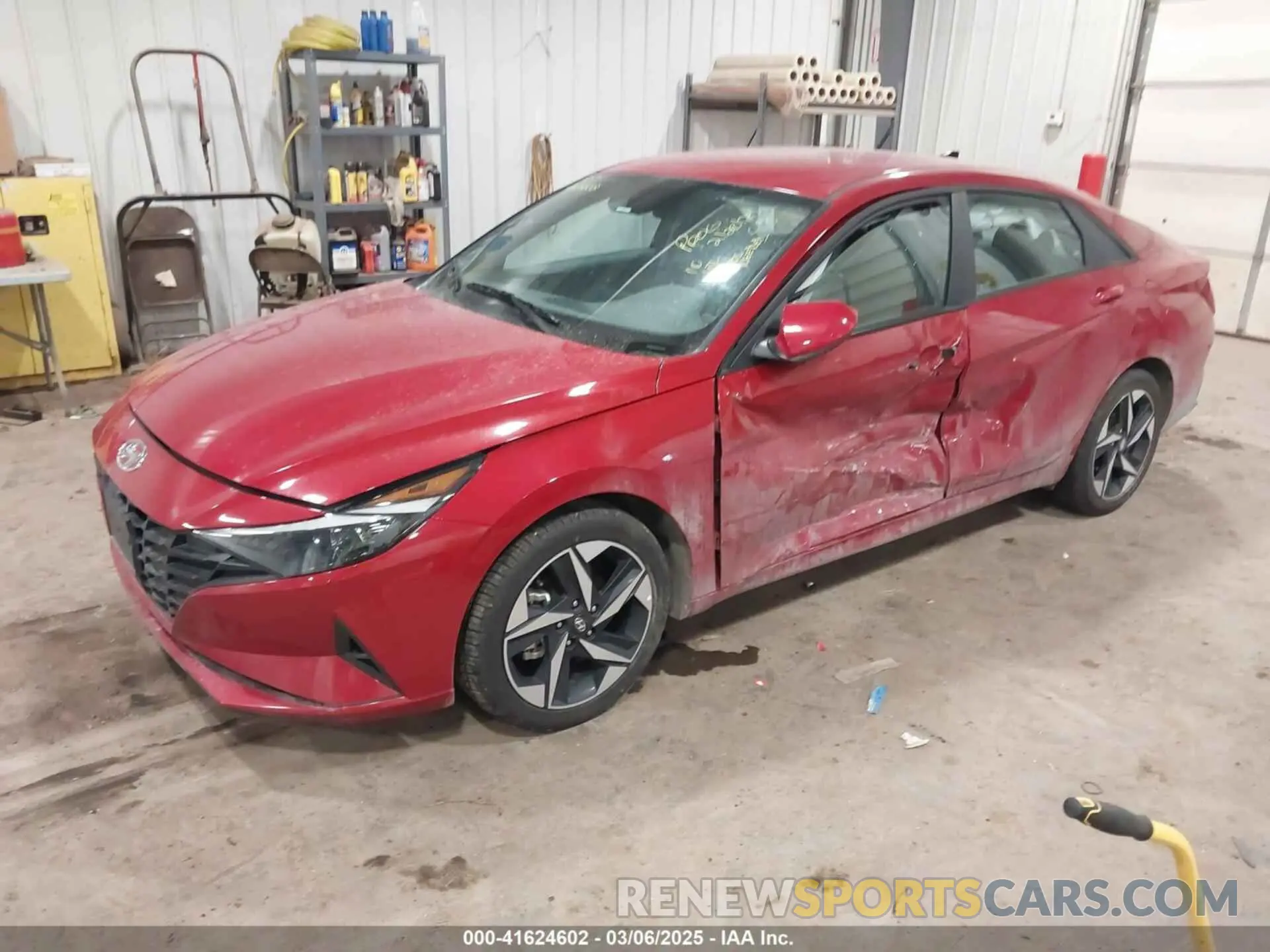 2 Photograph of a damaged car KMHLS4AG0PU401184 HYUNDAI ELANTRA 2023