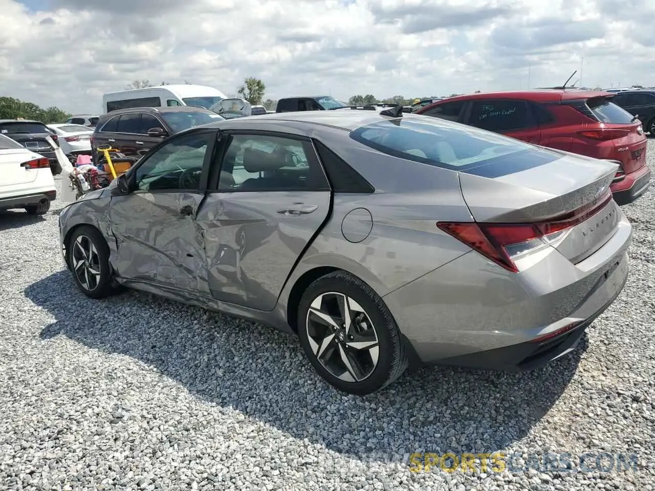 2 Photograph of a damaged car KMHLS4AG0PU417823 HYUNDAI ELANTRA 2023