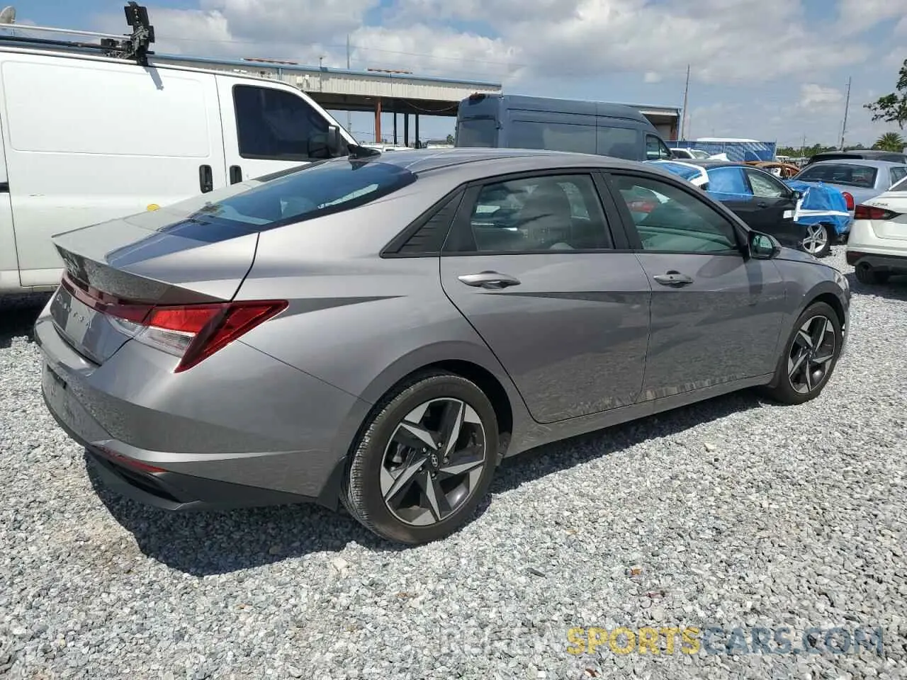 3 Photograph of a damaged car KMHLS4AG0PU417823 HYUNDAI ELANTRA 2023