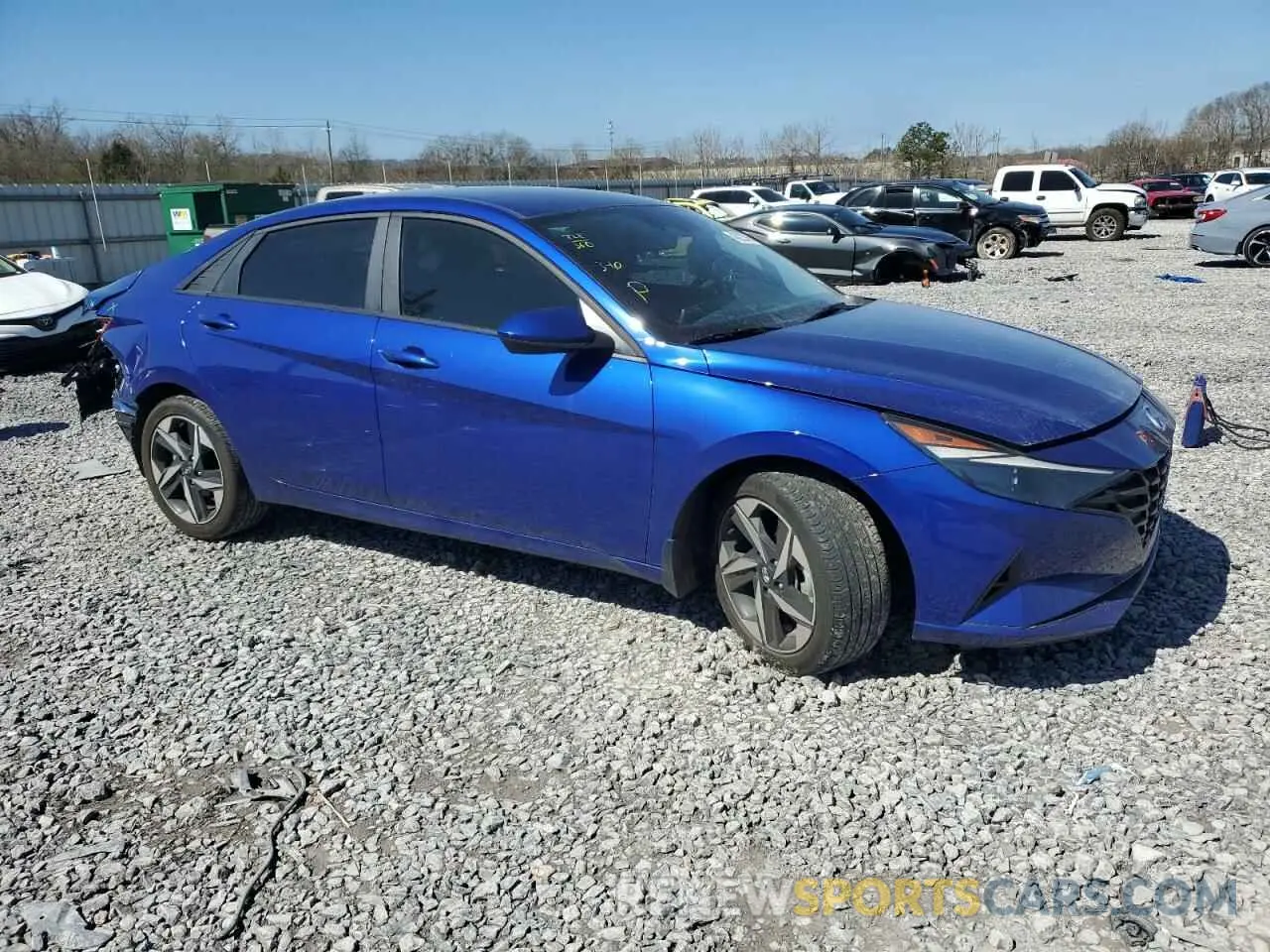 4 Photograph of a damaged car KMHLS4AG0PU430619 HYUNDAI ELANTRA 2023