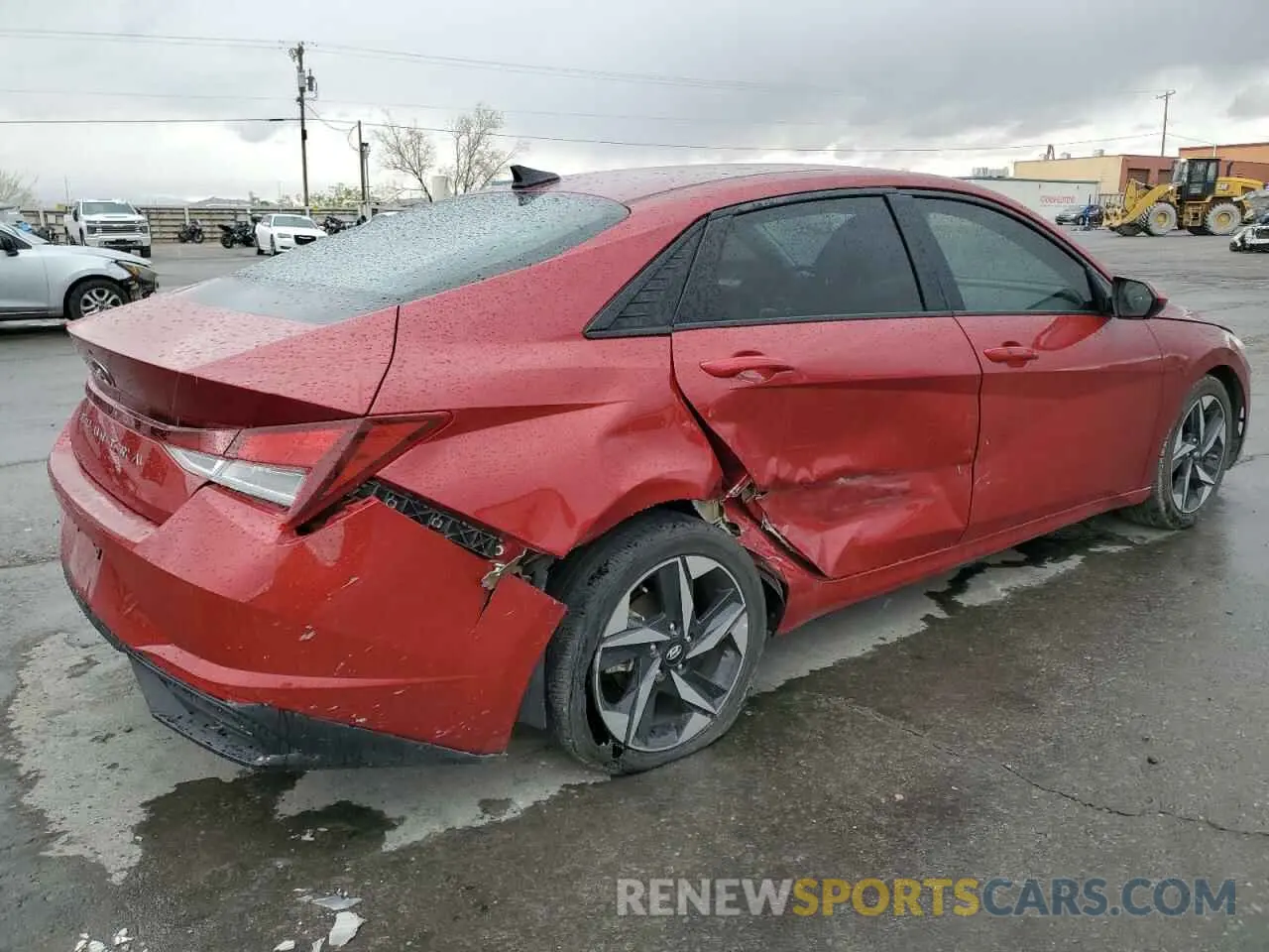3 Photograph of a damaged car KMHLS4AG0PU467038 HYUNDAI ELANTRA 2023