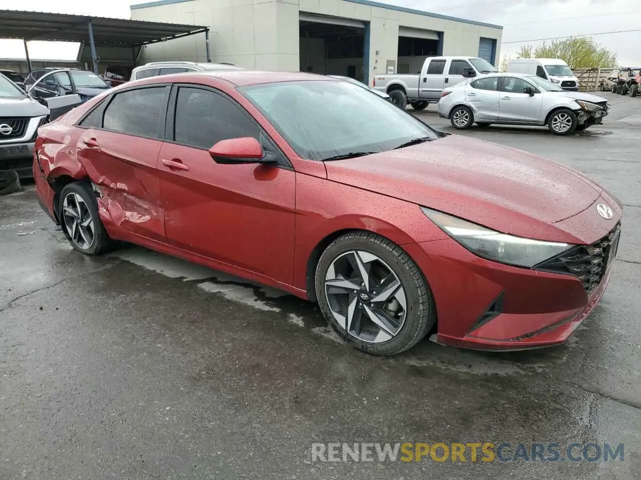 4 Photograph of a damaged car KMHLS4AG0PU467038 HYUNDAI ELANTRA 2023