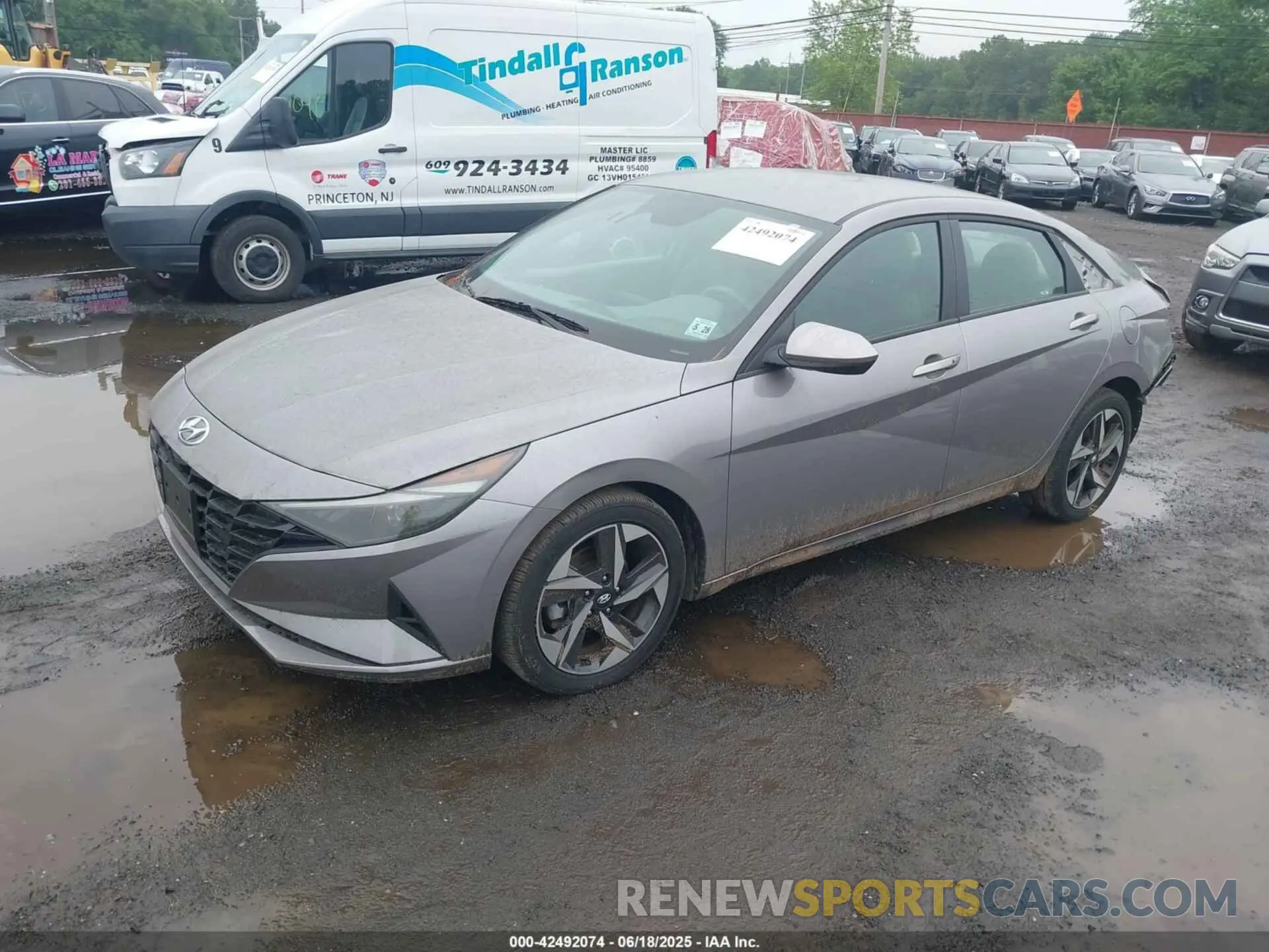 2 Photograph of a damaged car KMHLS4AG0PU571156 HYUNDAI ELANTRA 2023