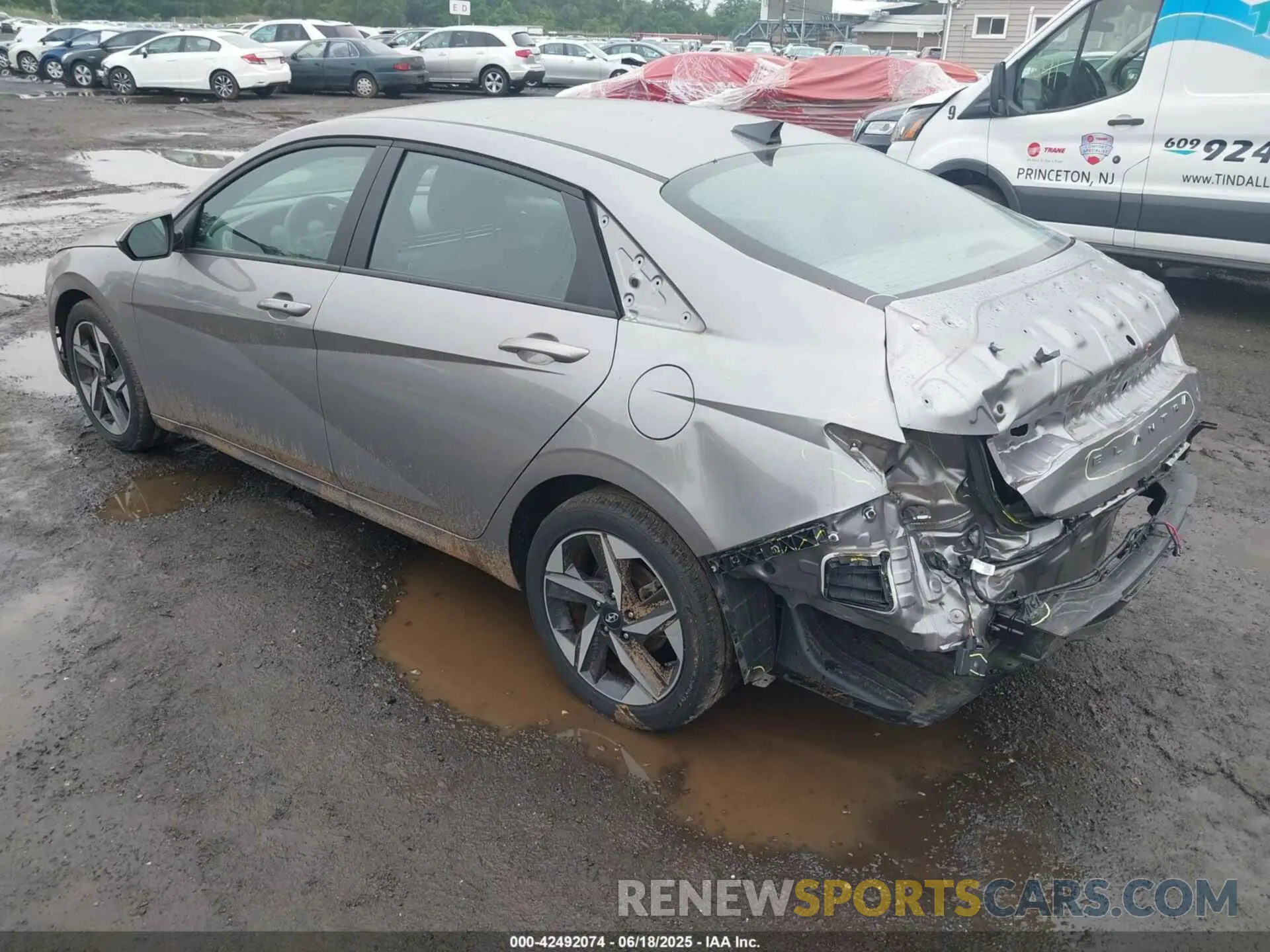 6 Photograph of a damaged car KMHLS4AG0PU571156 HYUNDAI ELANTRA 2023