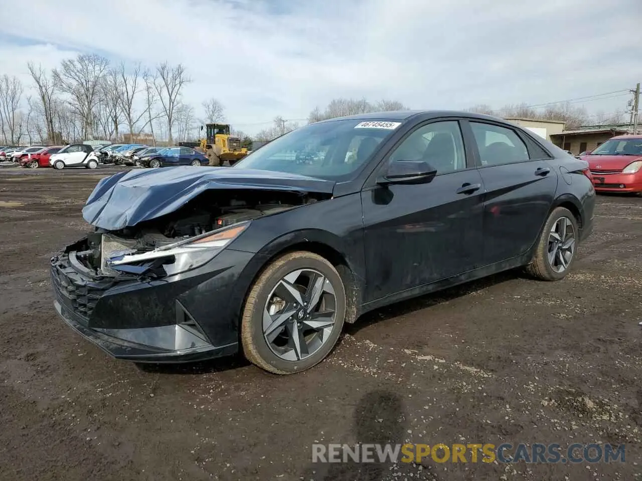 1 Photograph of a damaged car KMHLS4AG0PU583047 HYUNDAI ELANTRA 2023