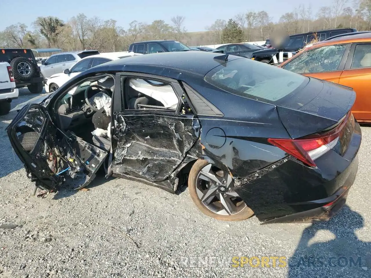 2 Photograph of a damaged car KMHLS4AG0PU591696 HYUNDAI ELANTRA 2023