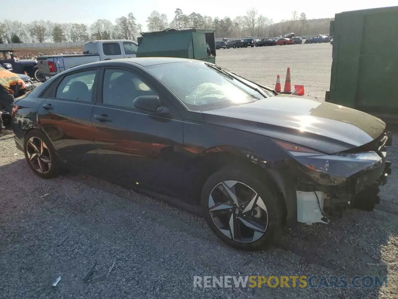 4 Photograph of a damaged car KMHLS4AG0PU591696 HYUNDAI ELANTRA 2023
