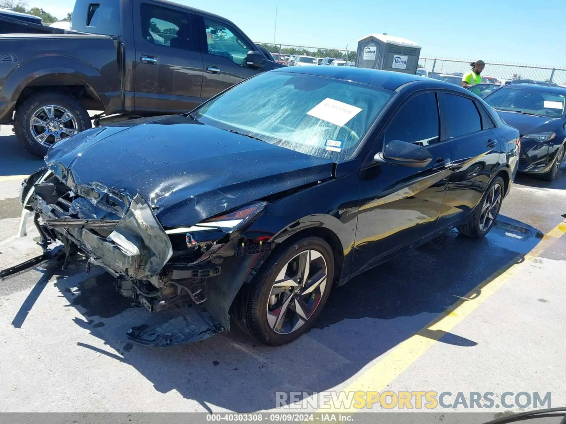 2 Photograph of a damaged car KMHLS4AG0PU611963 HYUNDAI ELANTRA 2023