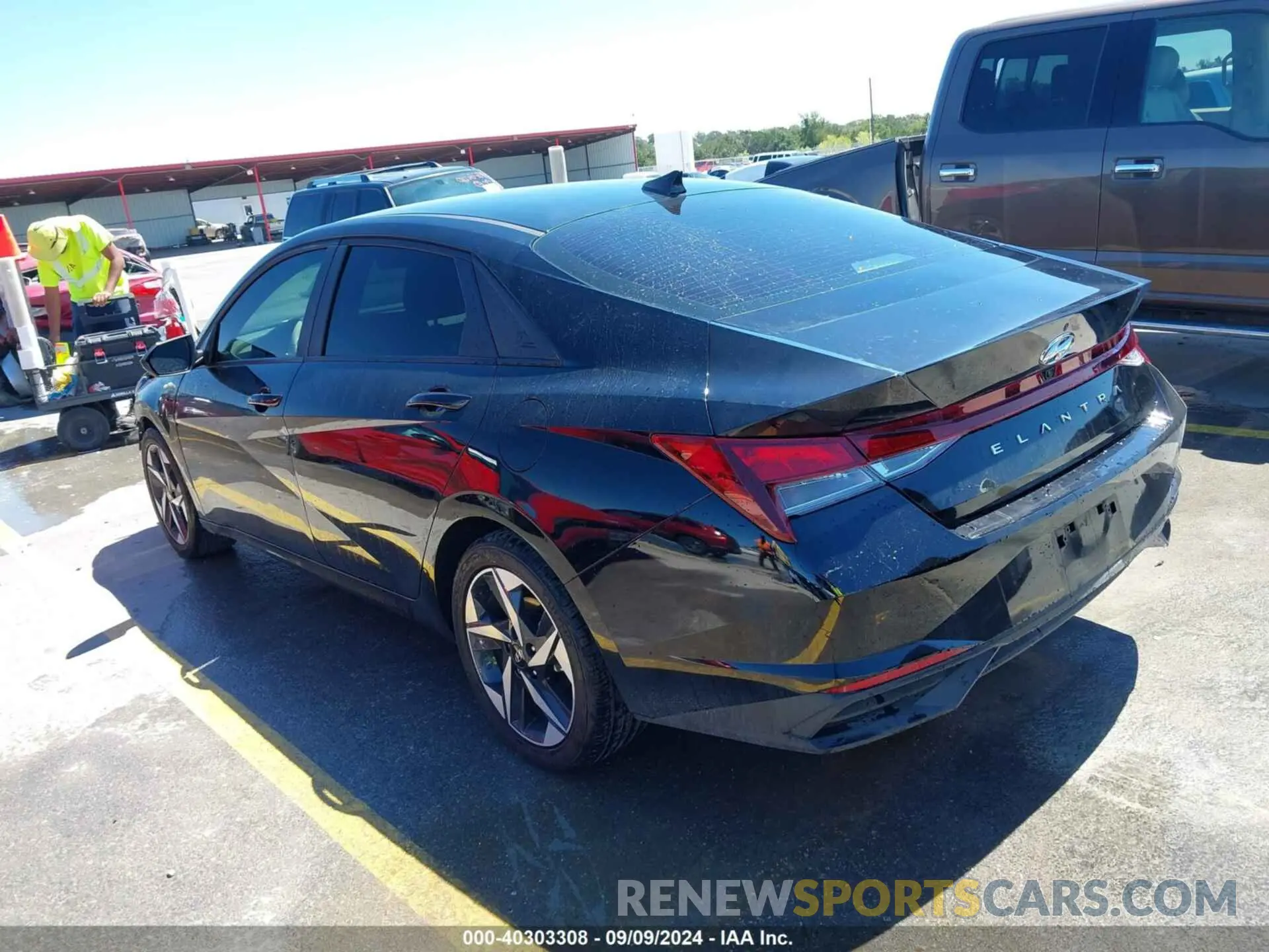 3 Photograph of a damaged car KMHLS4AG0PU611963 HYUNDAI ELANTRA 2023