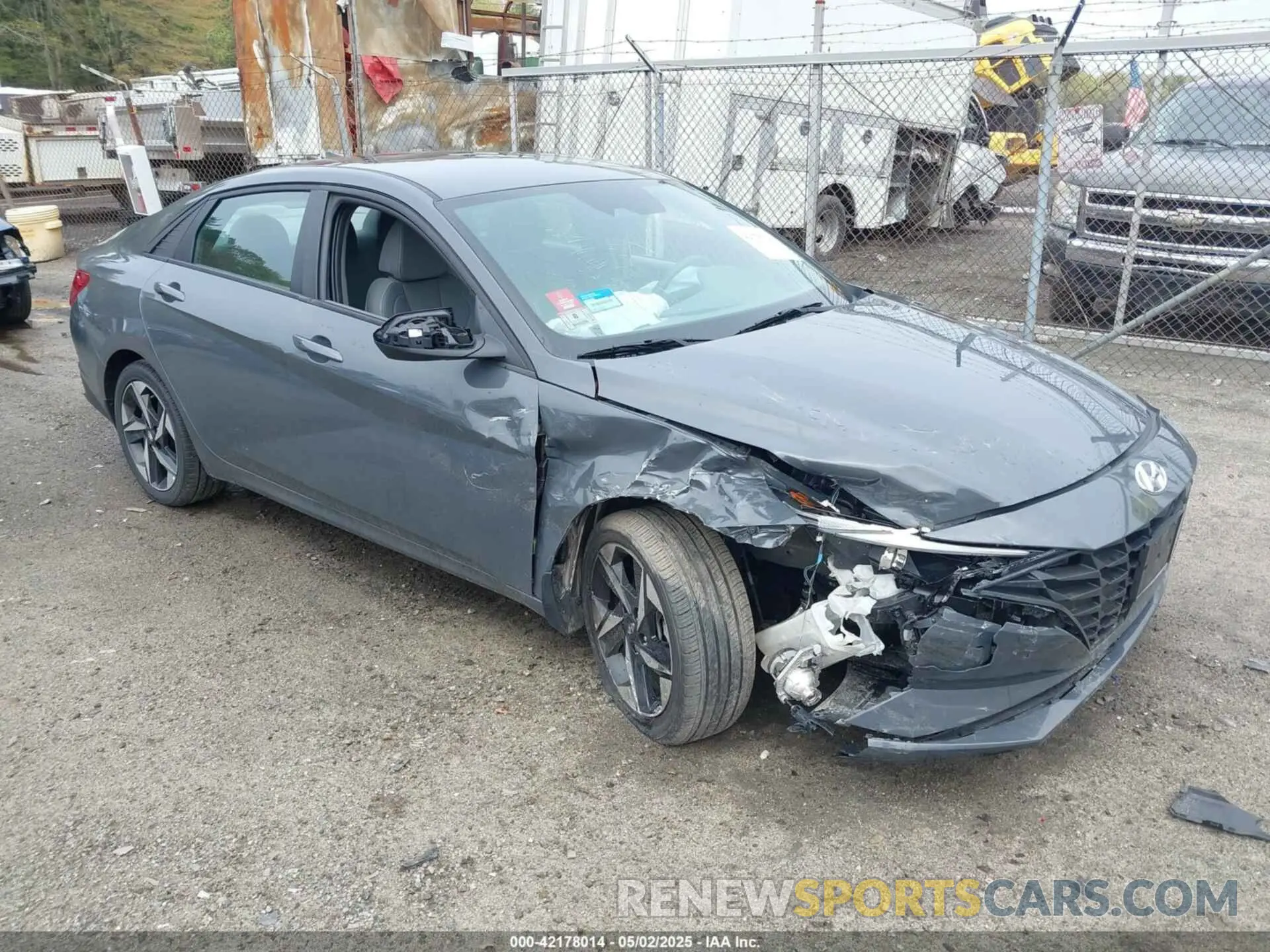 1 Photograph of a damaged car KMHLS4AG0PU616452 HYUNDAI ELANTRA 2023