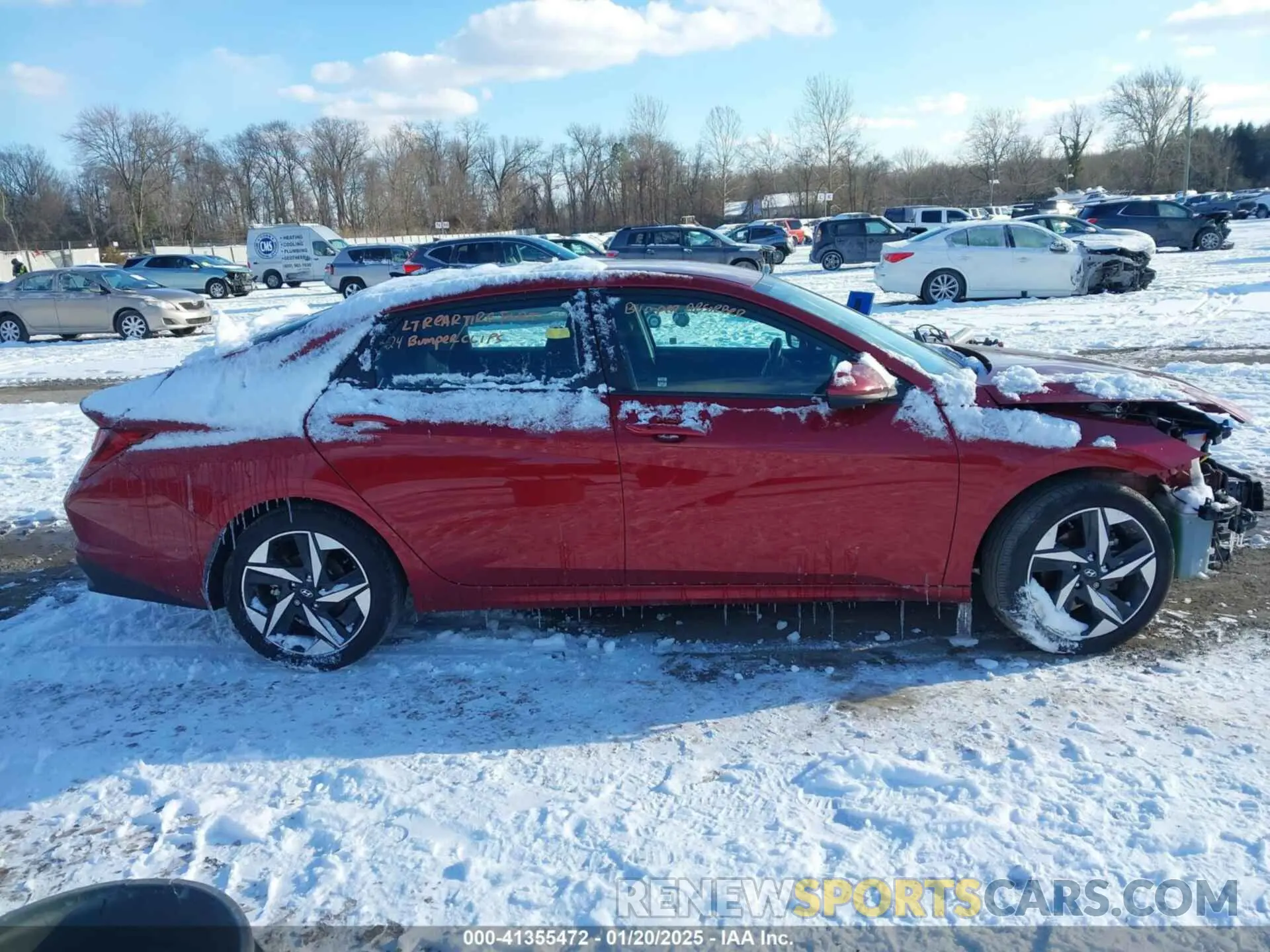 14 Photograph of a damaged car KMHLS4AG0PU617357 HYUNDAI ELANTRA 2023