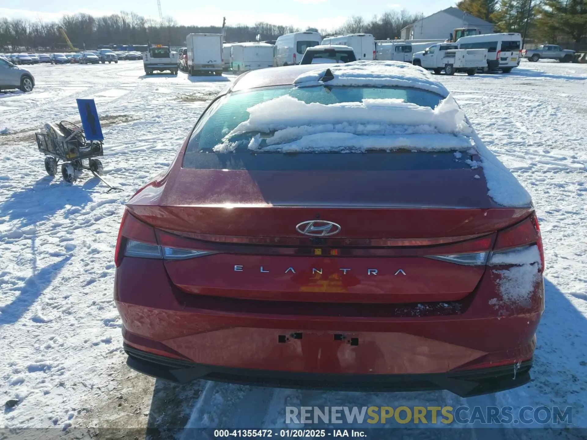17 Photograph of a damaged car KMHLS4AG0PU617357 HYUNDAI ELANTRA 2023