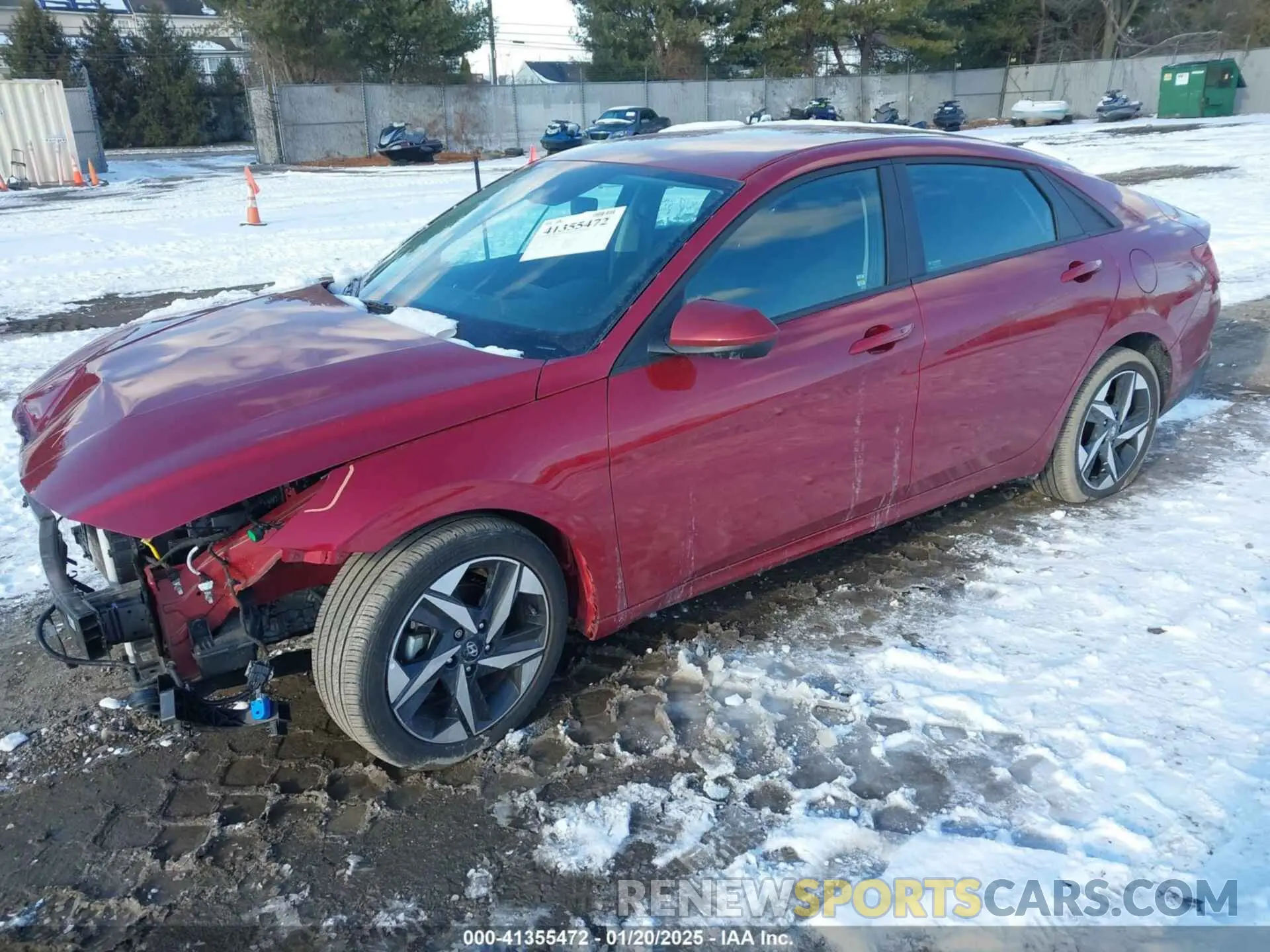 2 Photograph of a damaged car KMHLS4AG0PU617357 HYUNDAI ELANTRA 2023