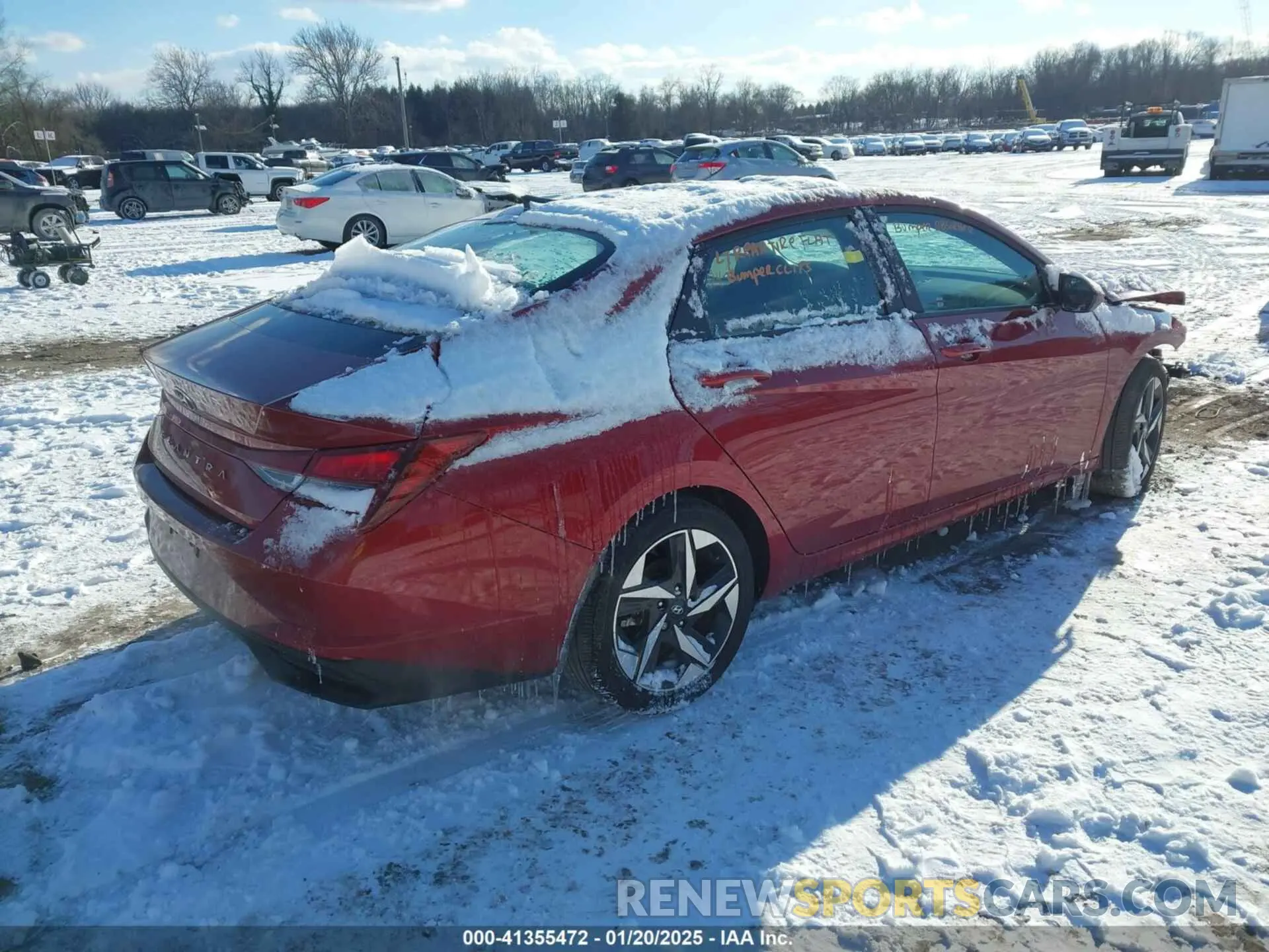 4 Photograph of a damaged car KMHLS4AG0PU617357 HYUNDAI ELANTRA 2023