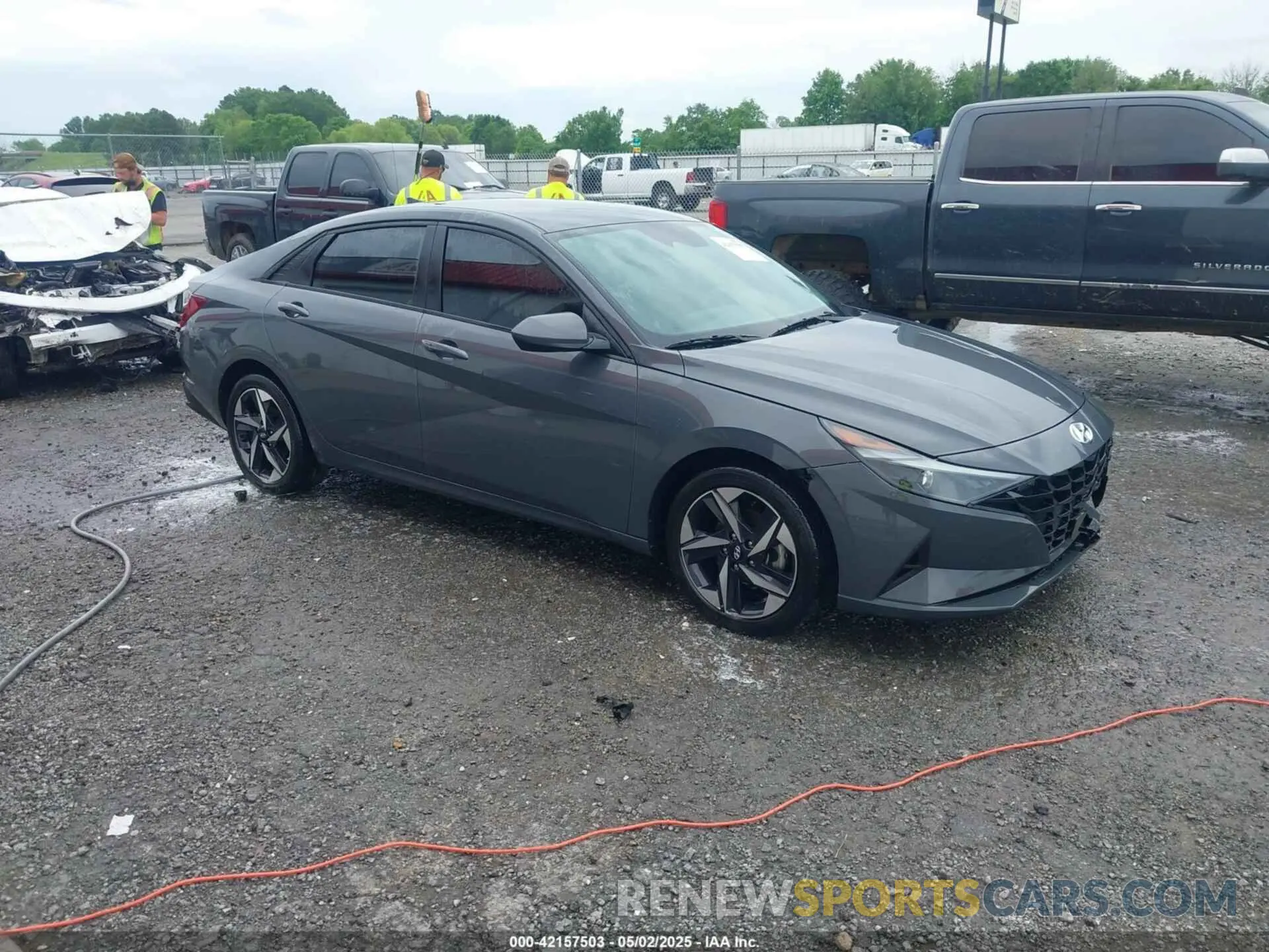 1 Photograph of a damaged car KMHLS4AG0PU626379 HYUNDAI ELANTRA 2023