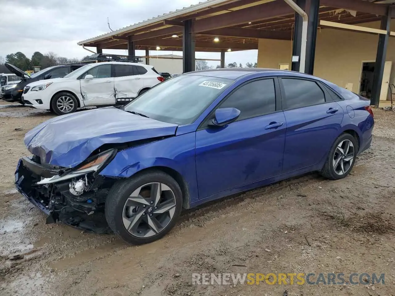 1 Photograph of a damaged car KMHLS4AG0PU630920 HYUNDAI ELANTRA 2023