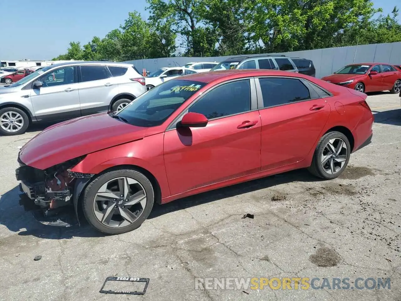 1 Photograph of a damaged car KMHLS4AG1PU383441 HYUNDAI ELANTRA 2023