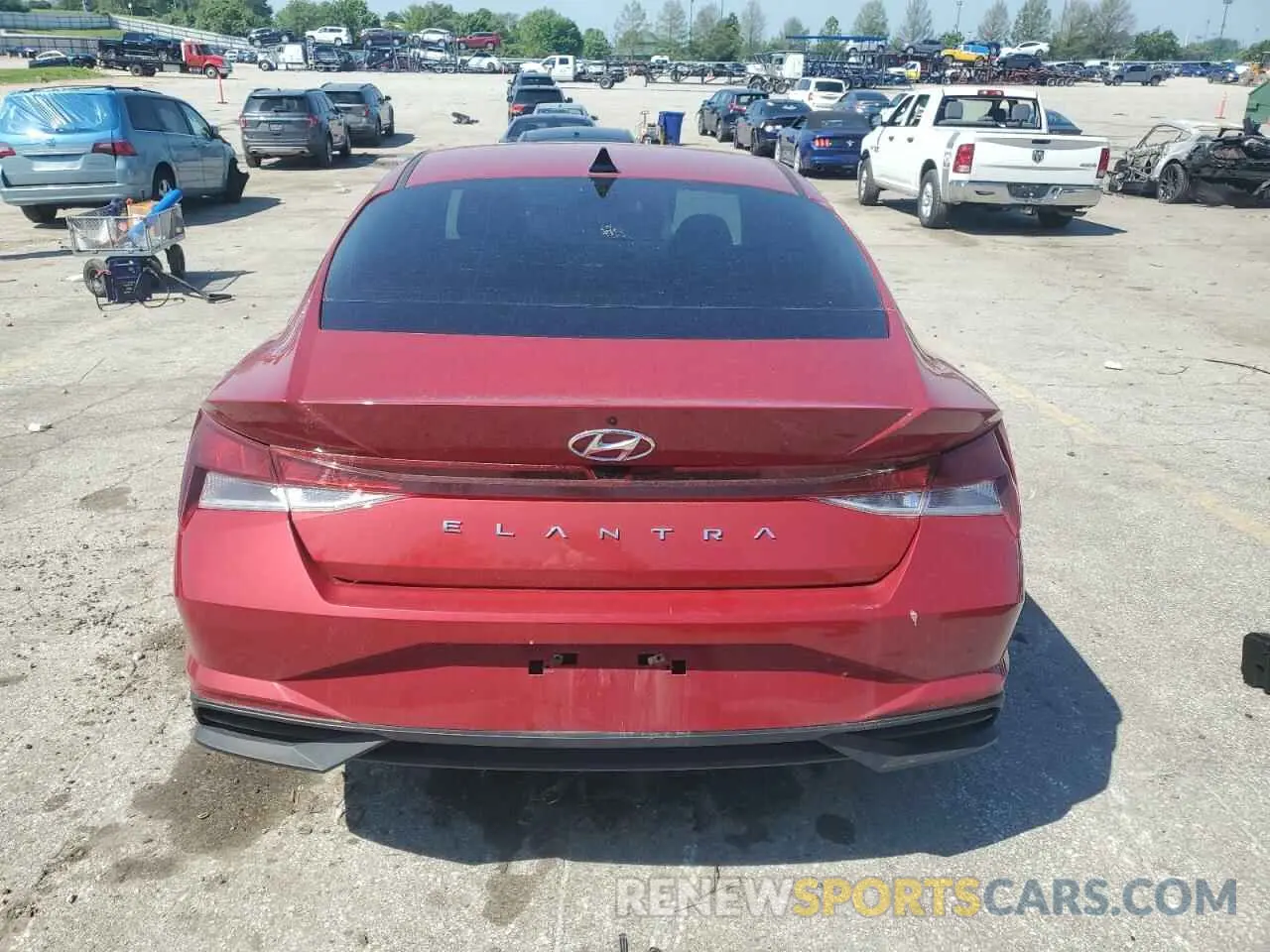 6 Photograph of a damaged car KMHLS4AG1PU383441 HYUNDAI ELANTRA 2023