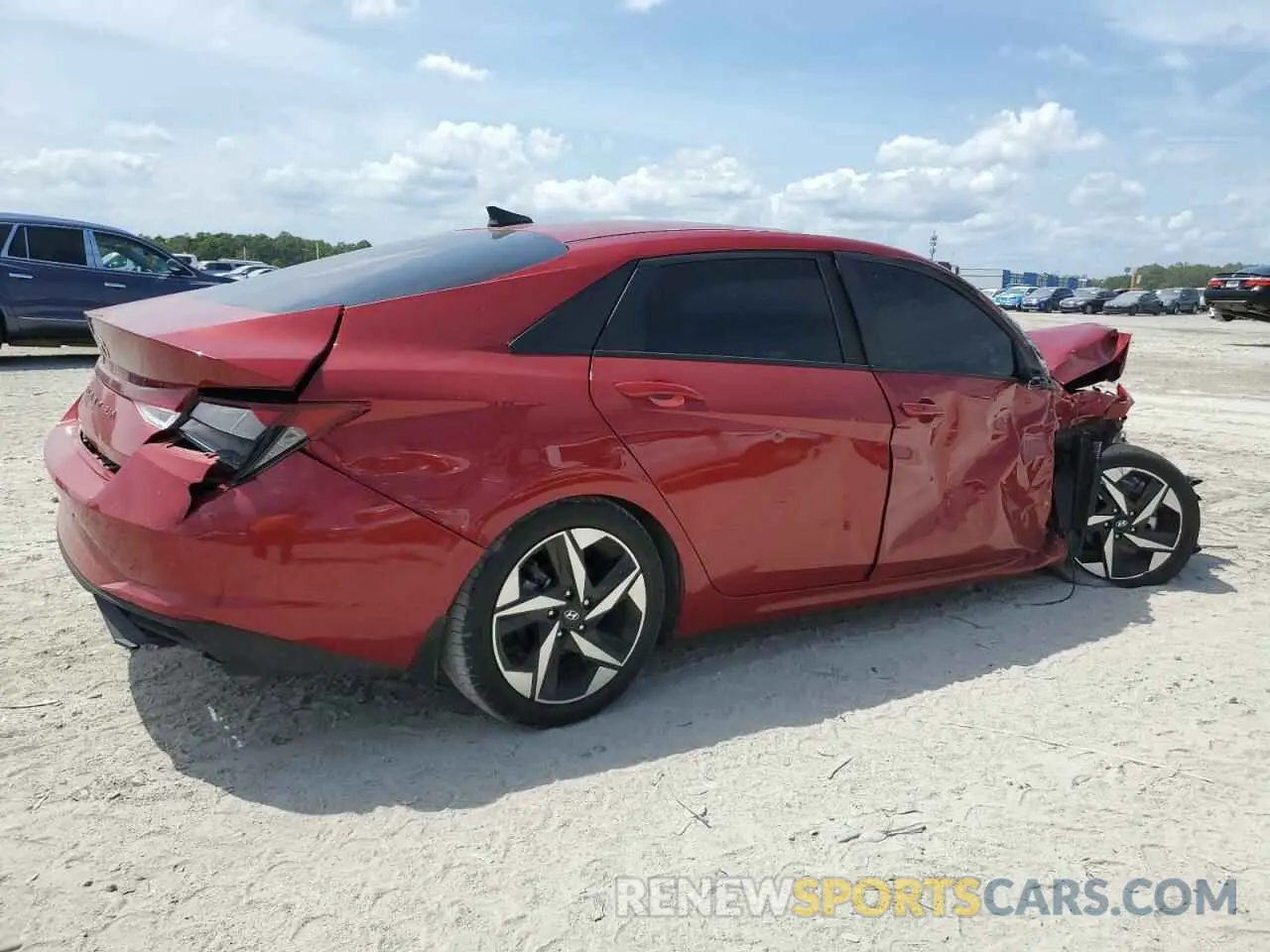 3 Photograph of a damaged car KMHLS4AG1PU435568 HYUNDAI ELANTRA 2023