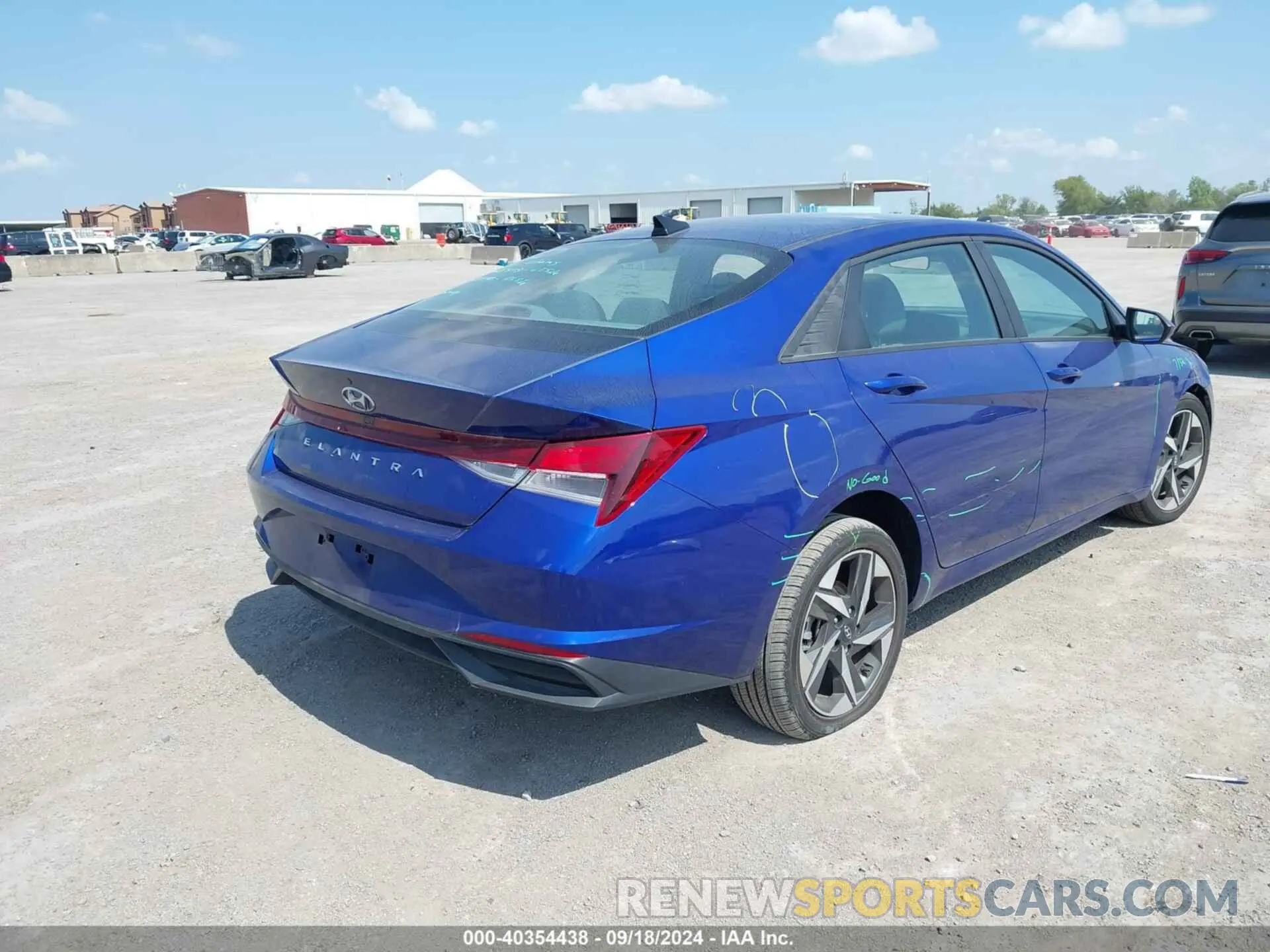 4 Photograph of a damaged car KMHLS4AG1PU476668 HYUNDAI ELANTRA 2023