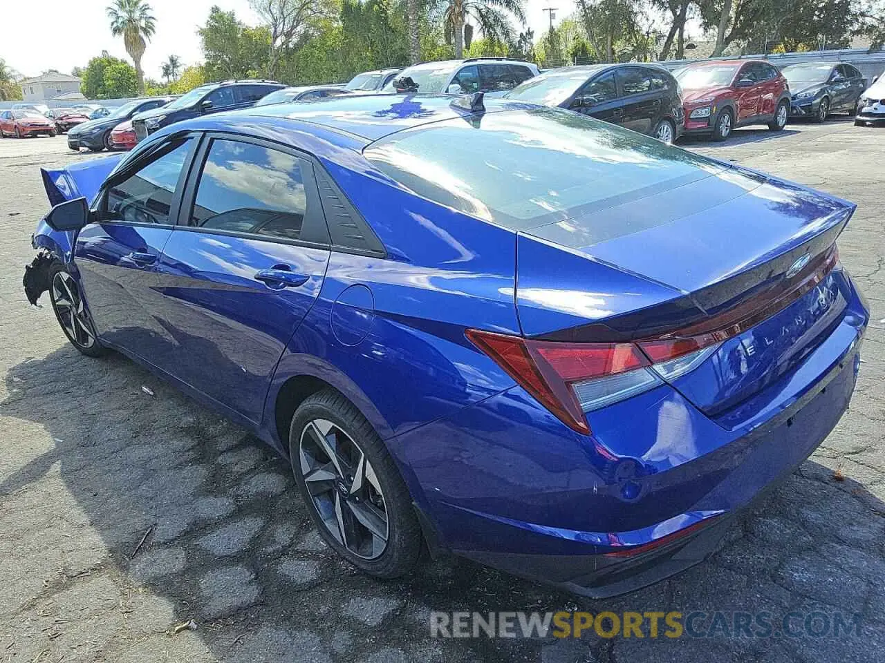 2 Photograph of a damaged car KMHLS4AG1PU483006 HYUNDAI ELANTRA 2023