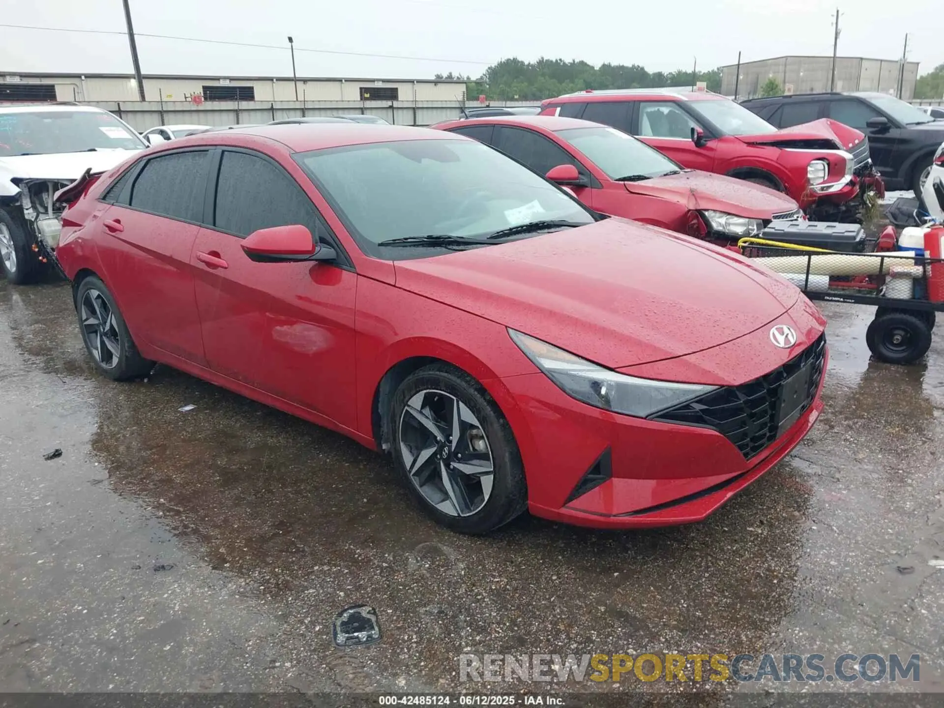 1 Photograph of a damaged car KMHLS4AG1PU513654 HYUNDAI ELANTRA 2023