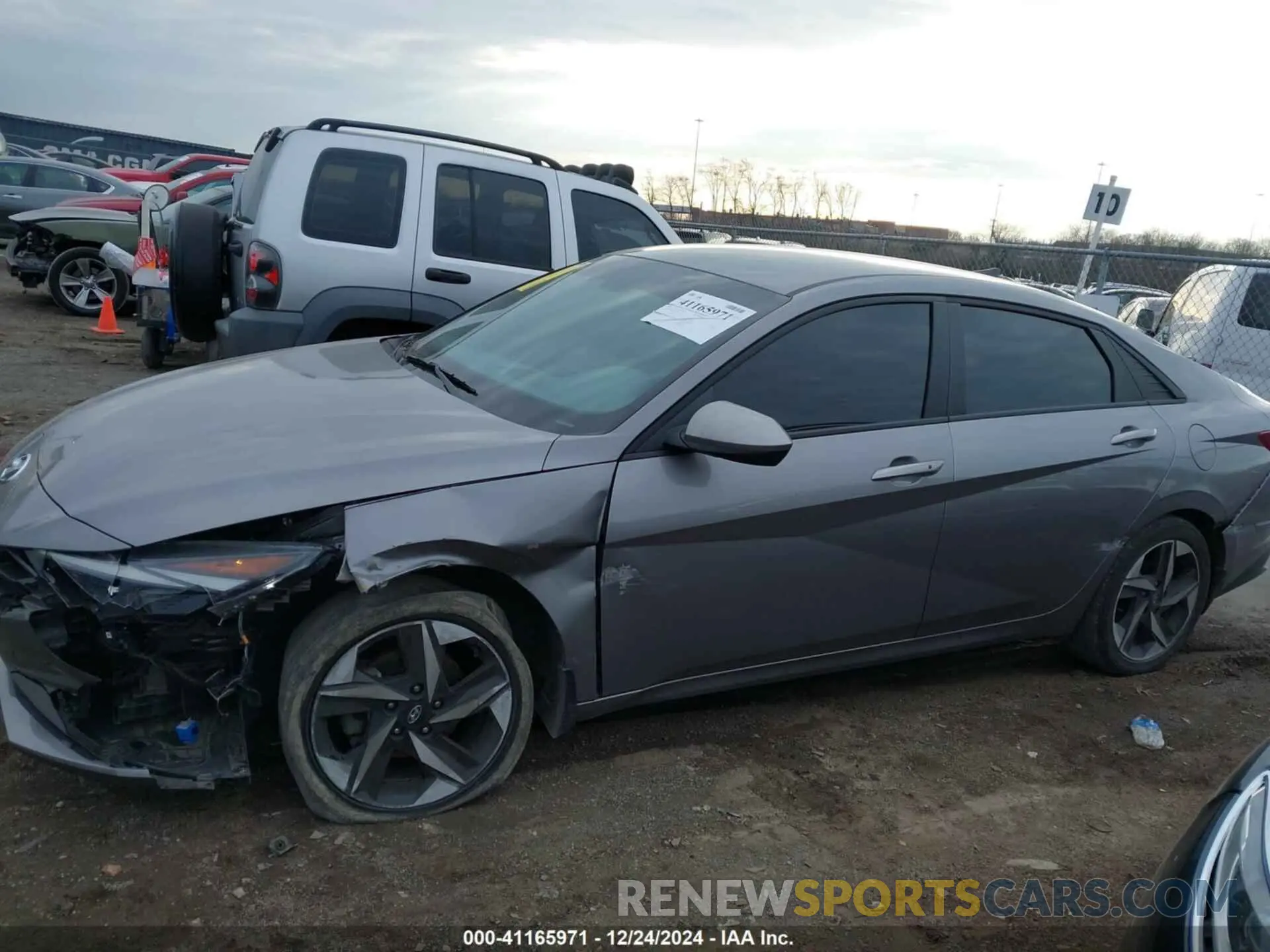 14 Photograph of a damaged car KMHLS4AG1PU550168 HYUNDAI ELANTRA 2023