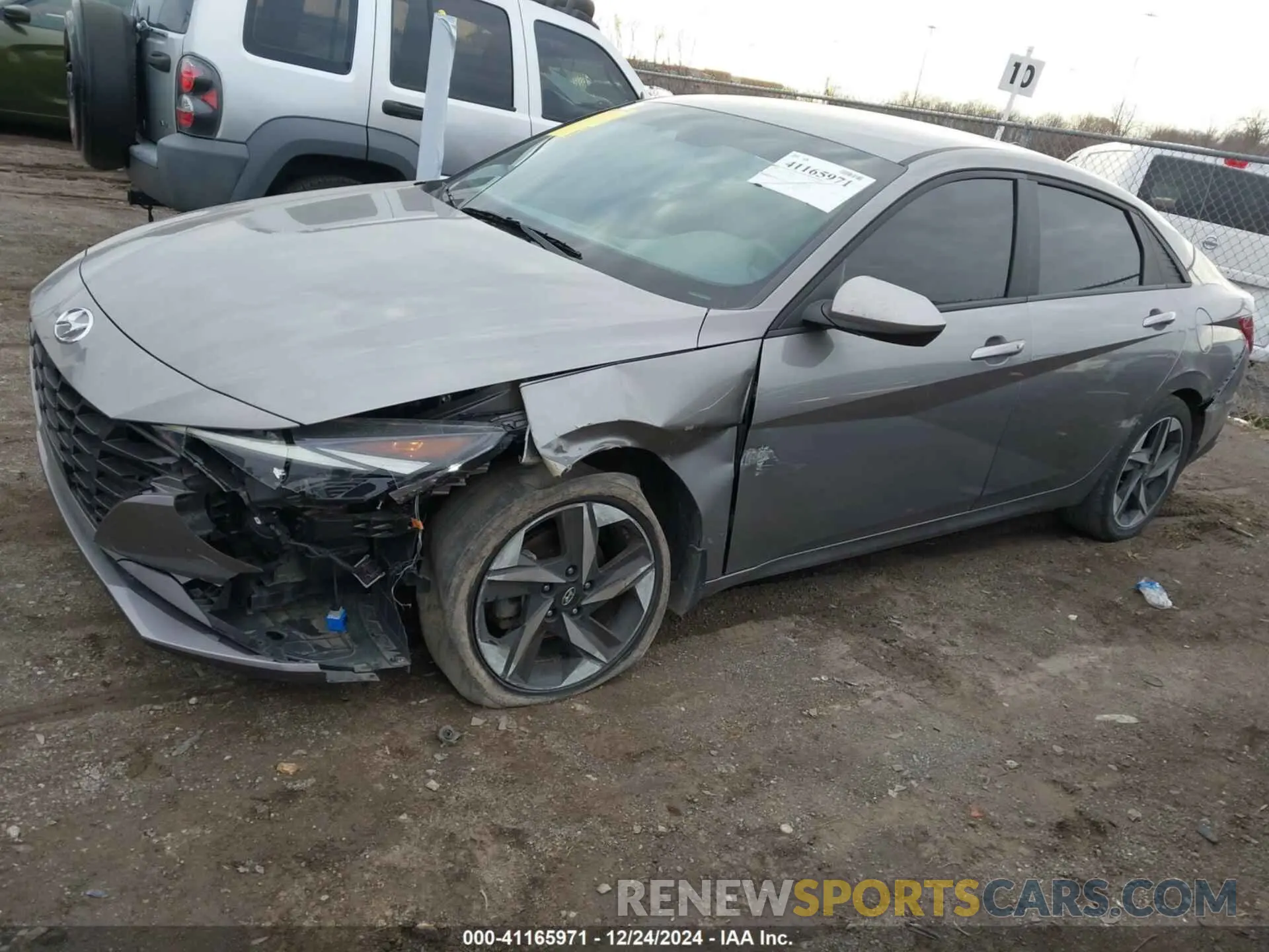2 Photograph of a damaged car KMHLS4AG1PU550168 HYUNDAI ELANTRA 2023