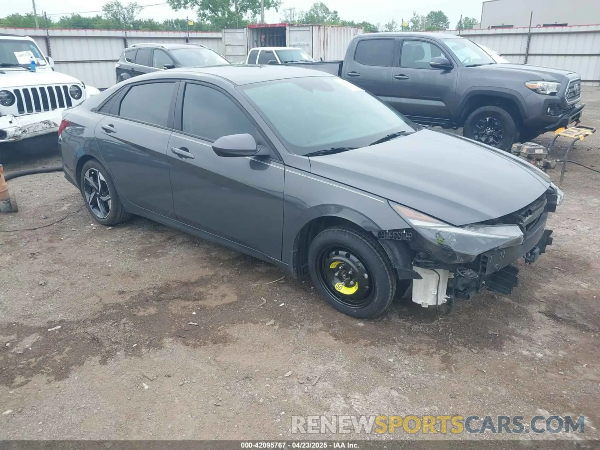 1 Photograph of a damaged car KMHLS4AG1PU560490 HYUNDAI ELANTRA 2023