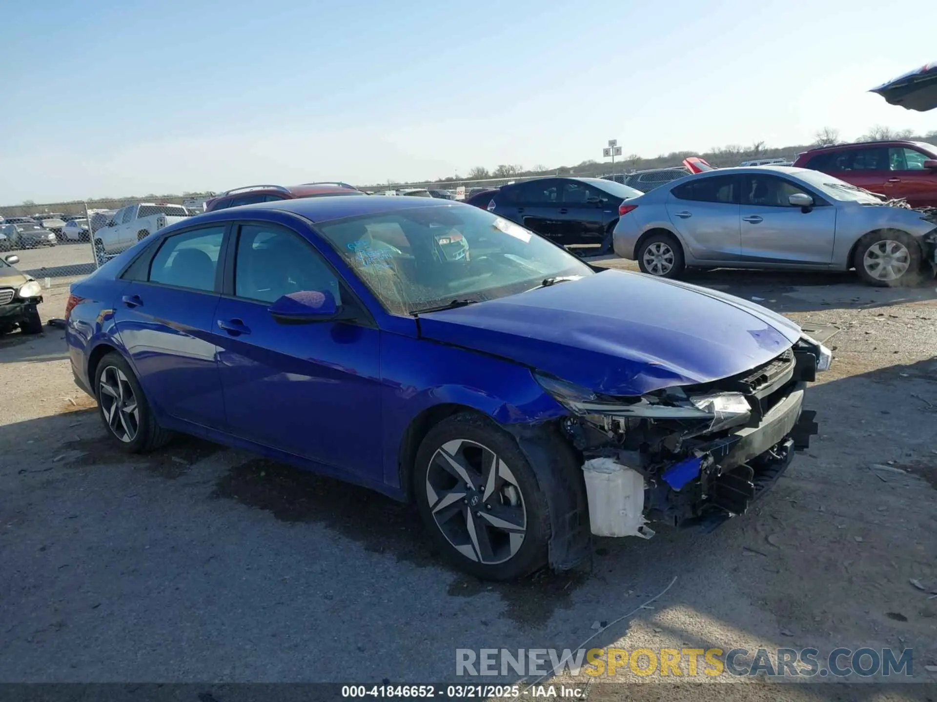 1 Photograph of a damaged car KMHLS4AG1PU597474 HYUNDAI ELANTRA 2023