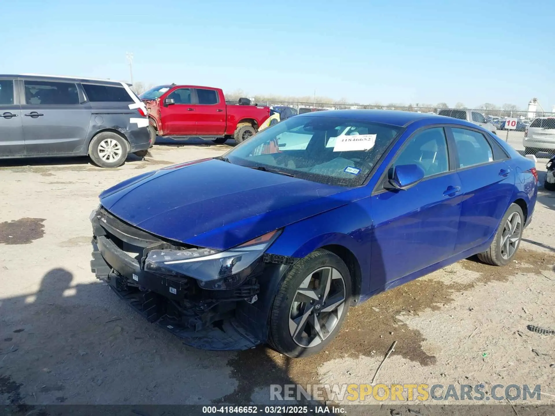 2 Photograph of a damaged car KMHLS4AG1PU597474 HYUNDAI ELANTRA 2023