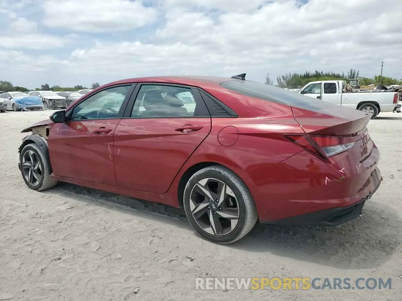 2 Photograph of a damaged car KMHLS4AG1PU631817 HYUNDAI ELANTRA 2023