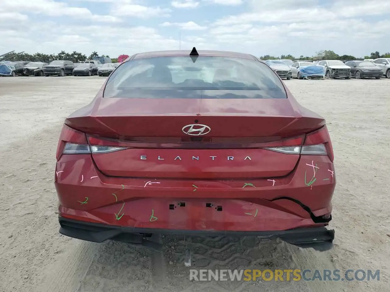6 Photograph of a damaged car KMHLS4AG1PU631817 HYUNDAI ELANTRA 2023