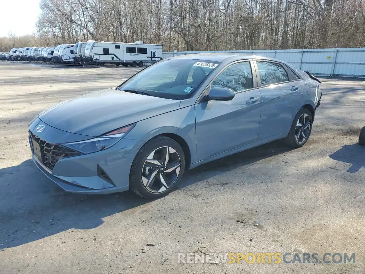 1 Photograph of a damaged car KMHLS4AG2PU409402 HYUNDAI ELANTRA 2023