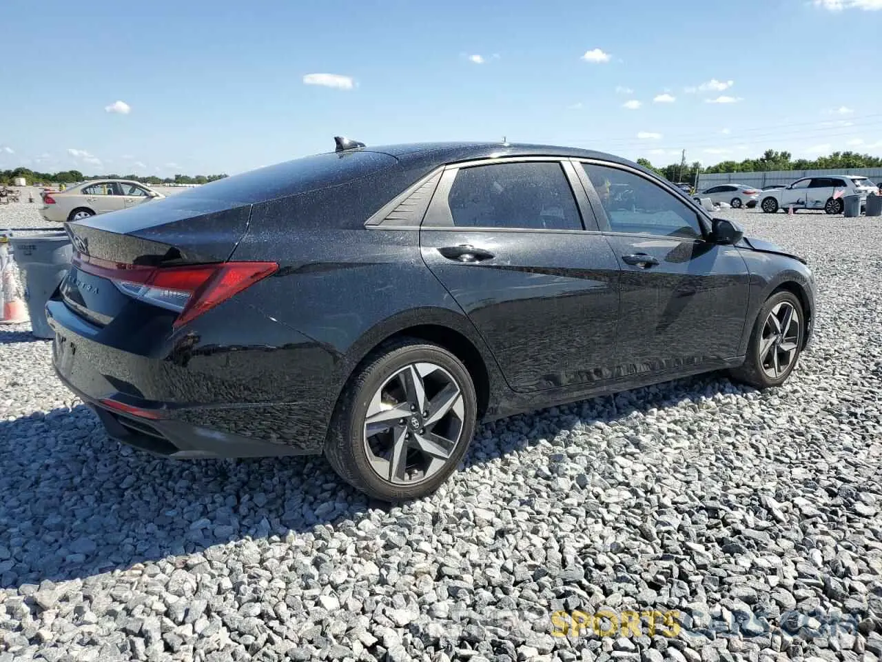 3 Photograph of a damaged car KMHLS4AG2PU410937 HYUNDAI ELANTRA 2023