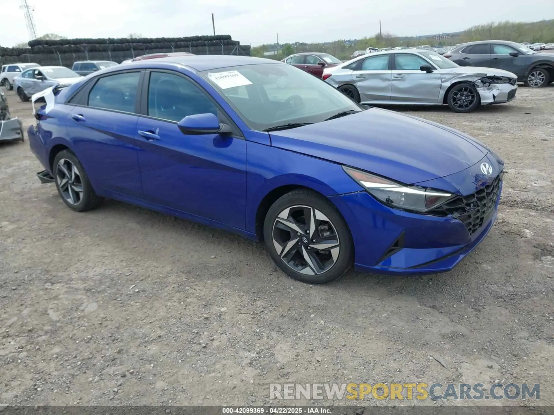 1 Photograph of a damaged car KMHLS4AG2PU473942 HYUNDAI ELANTRA 2023