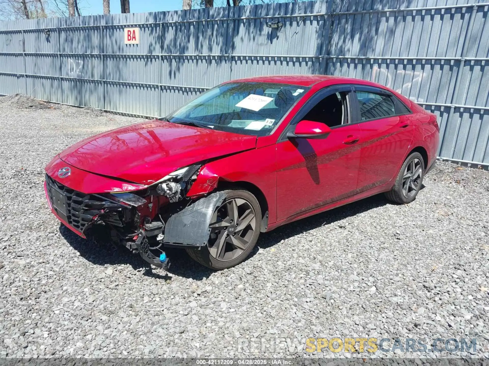 2 Photograph of a damaged car KMHLS4AG2PU489932 HYUNDAI ELANTRA 2023