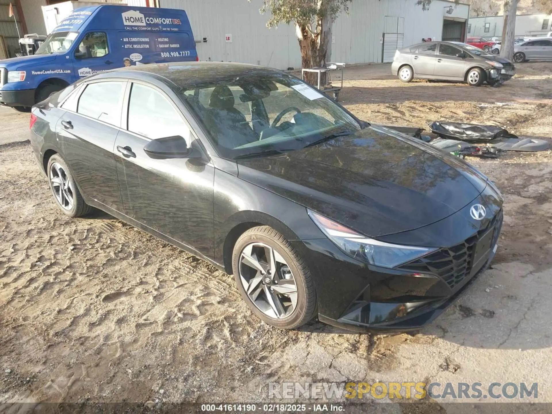 1 Photograph of a damaged car KMHLS4AG2PU544539 HYUNDAI ELANTRA 2023