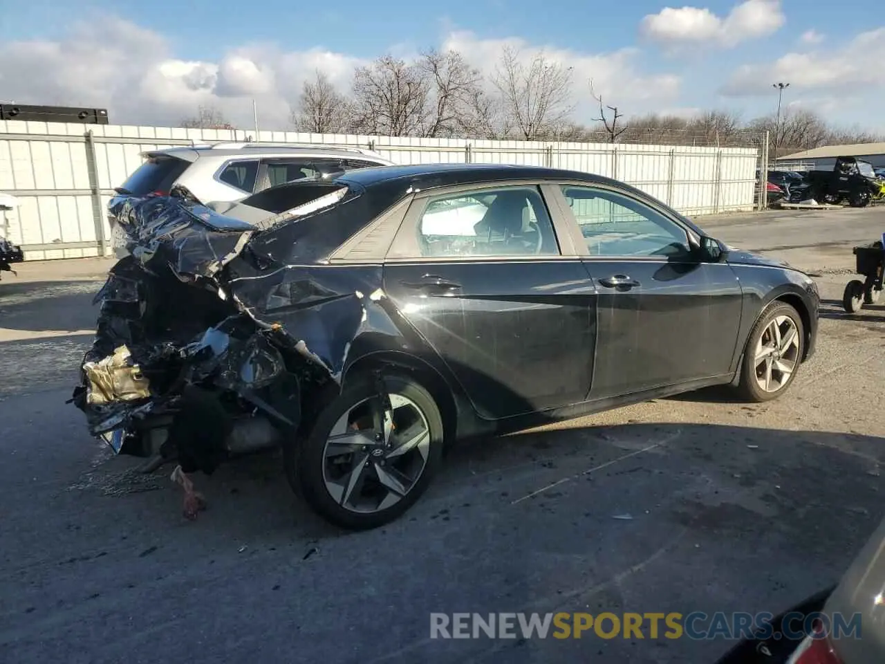 3 Photograph of a damaged car KMHLS4AG2PU553435 HYUNDAI ELANTRA 2023